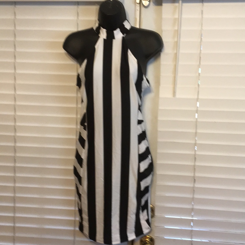 Black and white dress